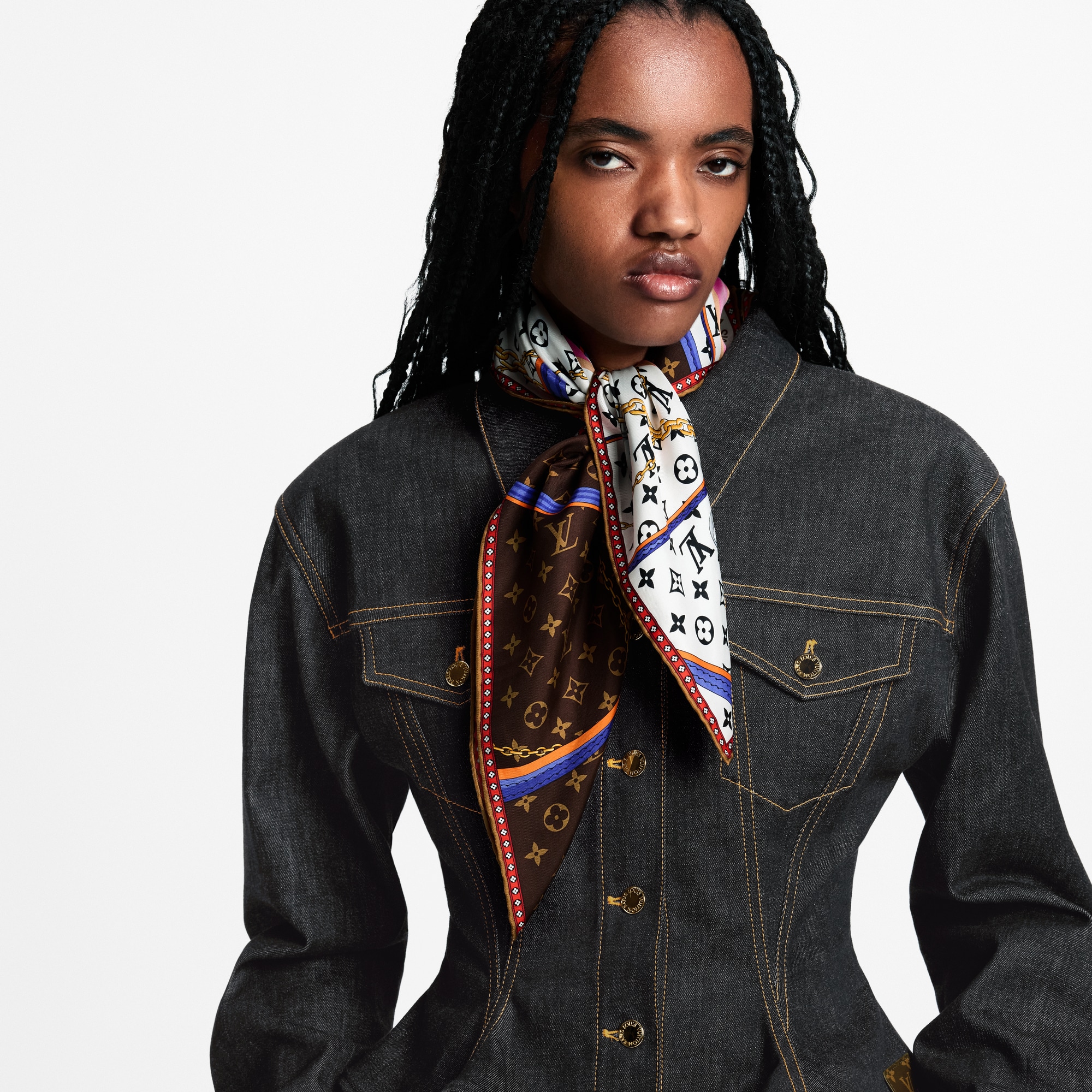 ウィメンズ シルクスカーフ&バンドー - カレ70｜ルイ・ヴィトン 公式サイト